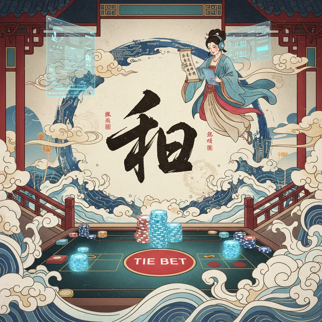 Live dealer baccarat strategies - Tie